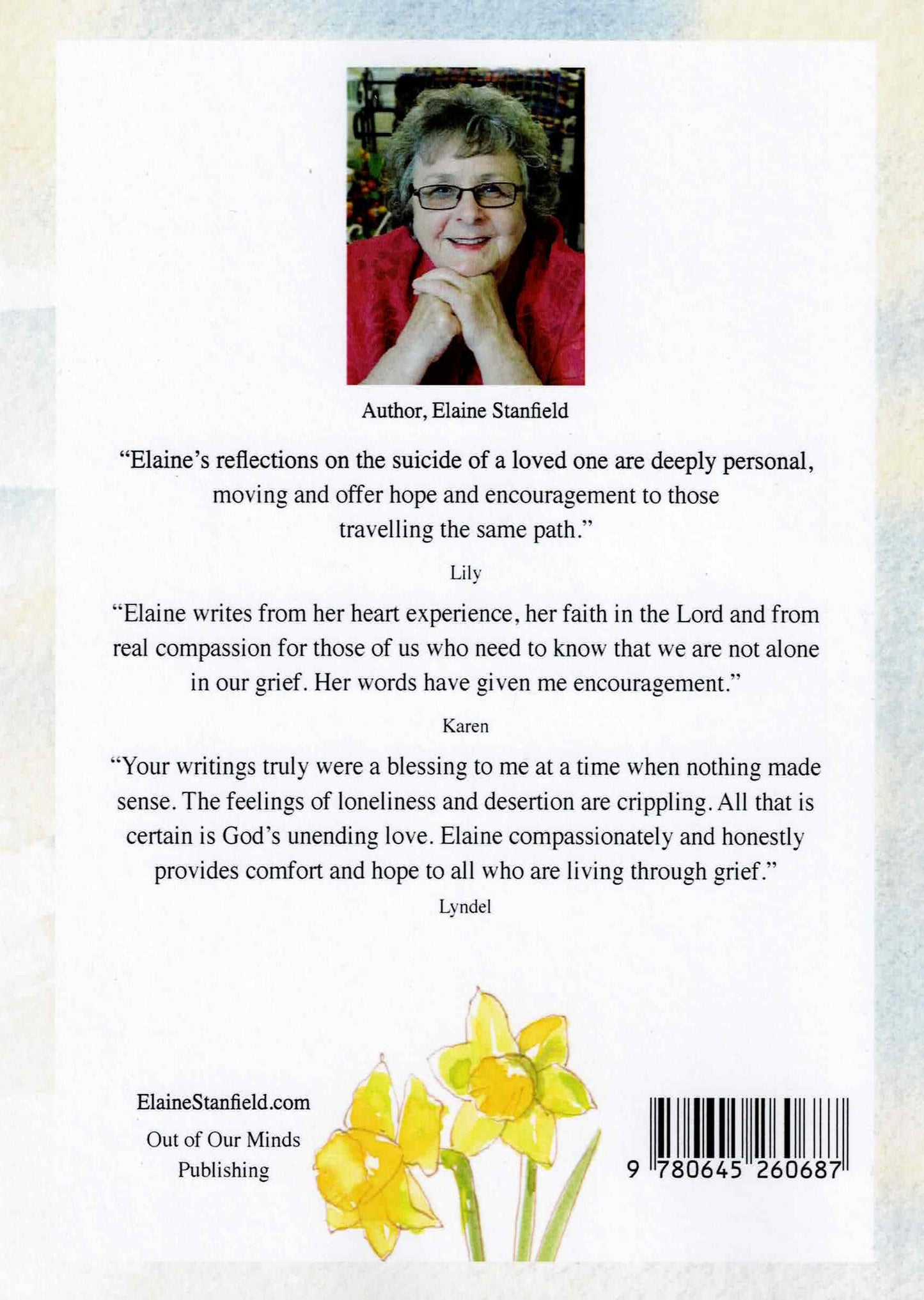 Personal Reflections Around The Suicide of a Loved One Book- English