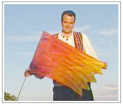 Zusammenklappbare Bannerstangen