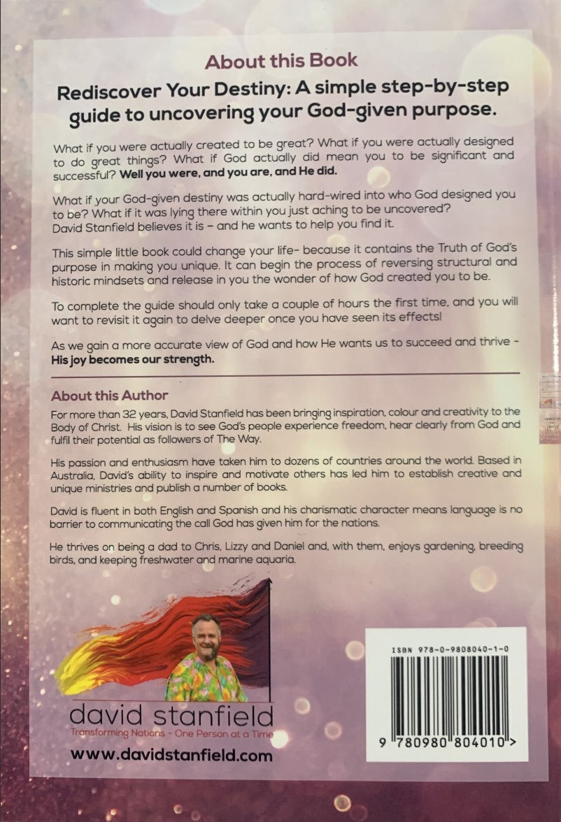 Rediscover Your Destiny Book- English. Also available as an ebook