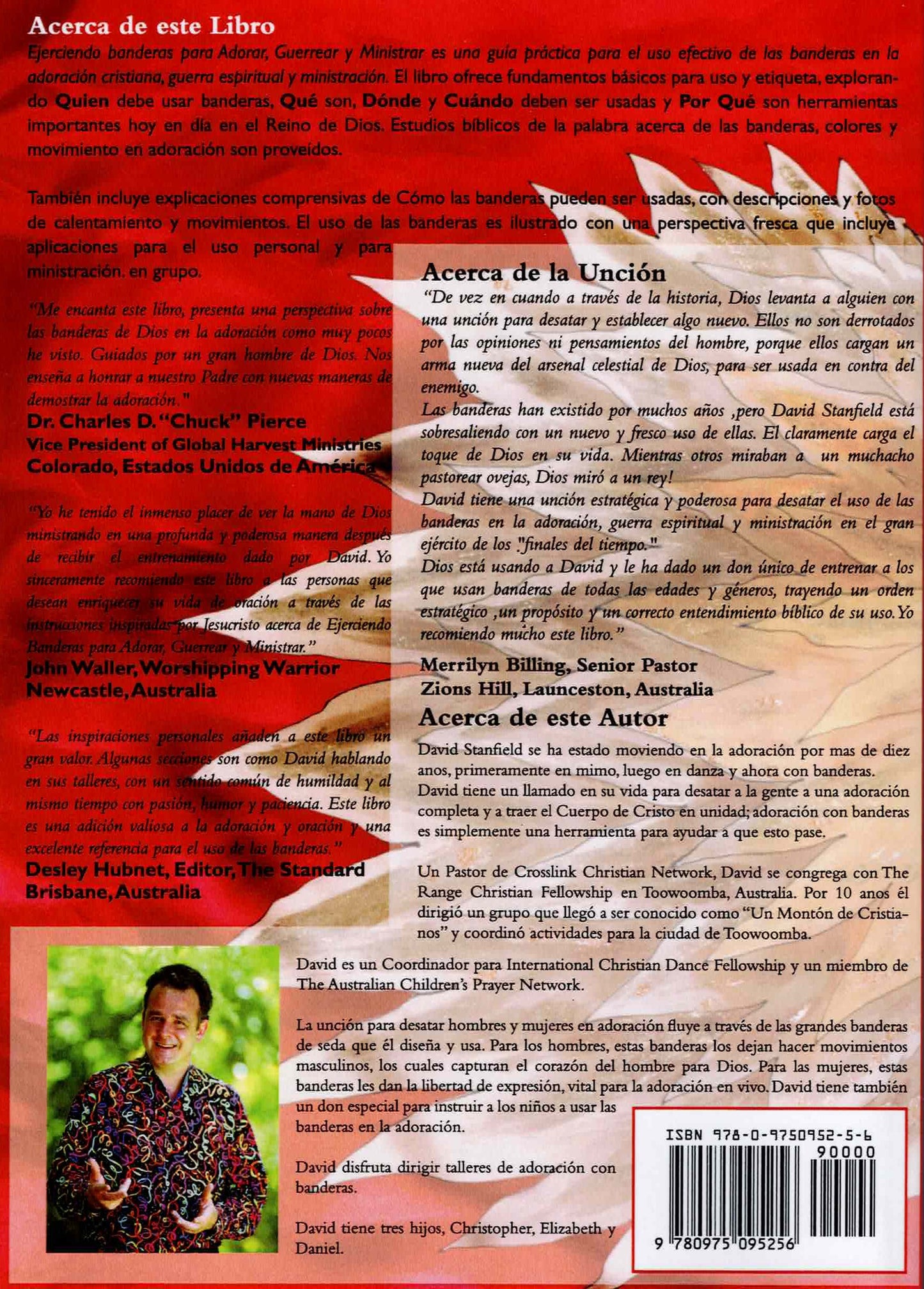 Libro de estandartes con banderas