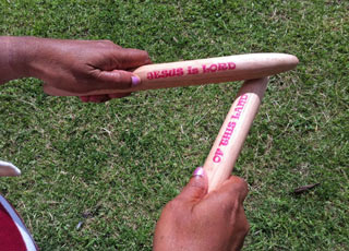 Spiritually Clean Clapsticks from Out Of Our Minds Banners