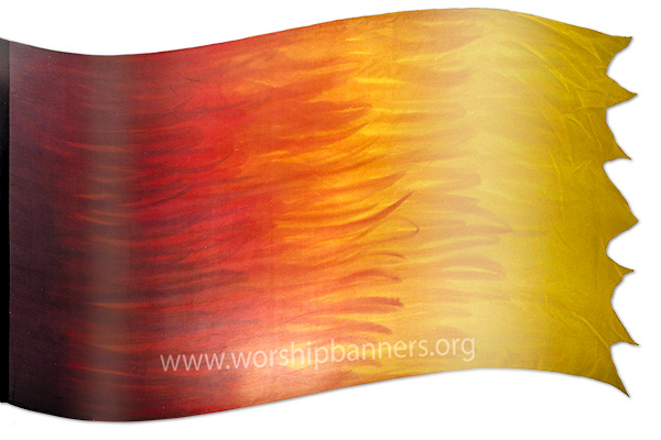 Holy Fire worship banners design