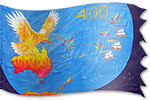 Another Four Hundred Years! Silk worship, warfare & ministry banner design