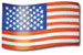 Hand painted silk: United States of America Design