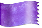 Hand painted silk: Seven-fold Spirit Violet Design