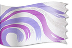 silk banner Design: Tsunami Waves of Gentleness