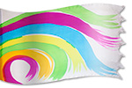 silk banner Design: Tsunami Waves of Joy